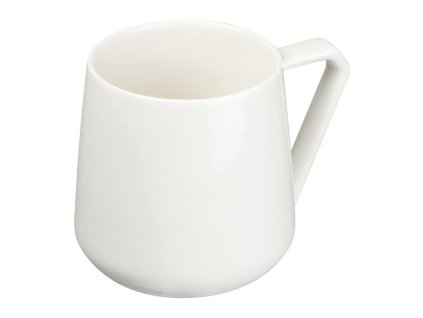 Atypický porcelánový hrnček 300 ml , white (Farba white)