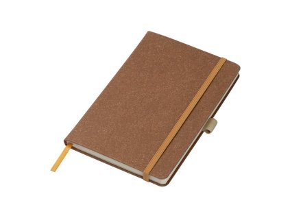 Zápisník A5 s obalom z recyklovanej kože , Brown (Farba Brown)