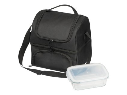 Chladiaca taška s nádobou na potraviny , Black (Farba Black)