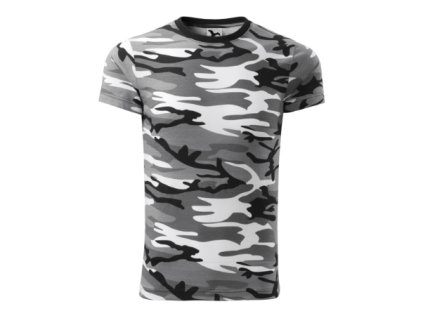 Camouflage Tričko unisex (Velikost XS, Varianta camouflage gray)
