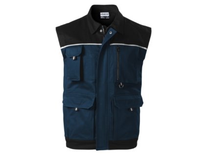 Woody Pracovná vesta pánska (Velikost 44/46, Varianta tmavomodrá)