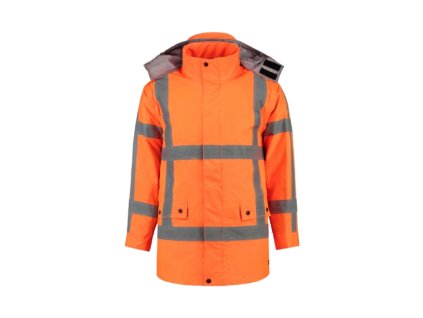 RWS Parka Pracovná bunda unisex (Velikost M, Varianta fluorescenčná oranžová)