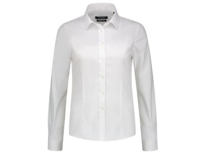 Fitted Stretch Blouse Košeľa dámska (Velikost 34, Varianta biela)