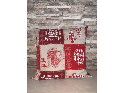 Vianočný vankúš , Red (Farba Red)