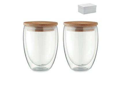 Sada 2 pohárov (350ml) v krabici , transparent (Farba transparent)