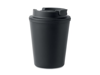Pohár z recyklovaného PP 300 ml , Black (Farba Black)