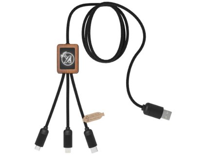 Nabíjací kábel Light up , wood (Farba wood)