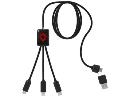 Nabíjací kábel Light up , Red (Farba Red)