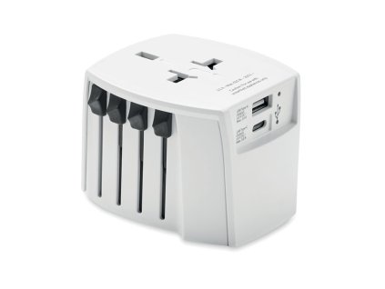 Skross USB A/C adaptér MUVS , white (Farba white)