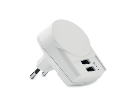 Skross nabíjačka Euro USB (2xA) , white (Farba white)