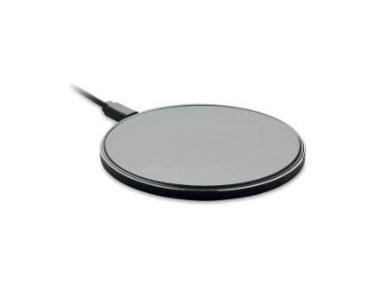 Bezdrôtová nabíjačka so sklom , Black (Farba Black)