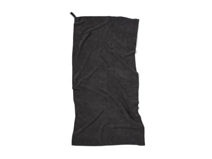 Uterák VINGA RPET 140x70 s aktívnym sušením , Black (Farba Black)