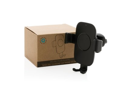 Držiak telefónu do auta s 10W , Black (Farba Black)