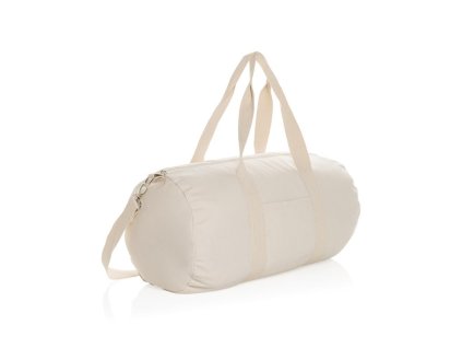Nefarbená víkendová taška Impact z 285g rec. canvas , Off white (Farba Off white)