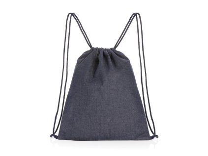 Vrecúško Impact z recyklovaného denimu (320 g/m2) , Blue (Farba Blue)