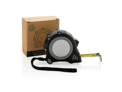 Zvinovací meter Grip 5m/19mm , grey/black (Farba grey/black)