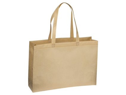 Taška z netkanej textílie (80 g/m2) , Beige (Farba Beige)