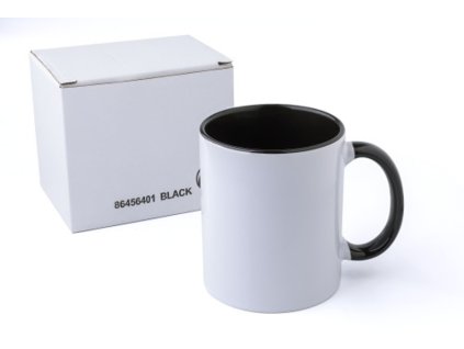 Sublimačný hrnček (300 ml) , Black (Farba Black)