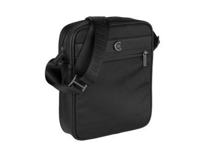 Taška cez rameno z vegánskej kože , Black (Farba Black)