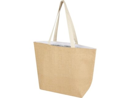 Chladiaca jutová taška 12L, 300 g/m2 , Natural/White (Farba Natural/White)
