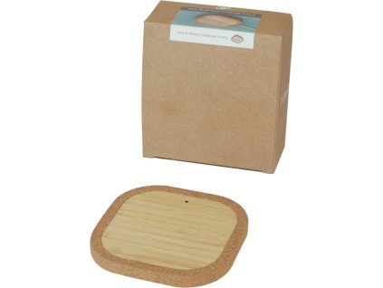Korková nabíjacia podložka 15W , natural (Farba natural)