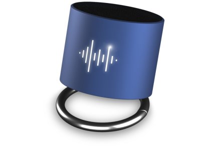 Bluetooth reproduktor 3W SCX.design S26 light-up , mid red/black (Farba mid red/black)