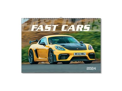 Nástenný kalendár Fast cars