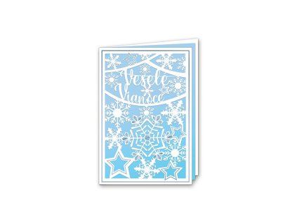 Novoročný pozdrav - Vianoce , Blue (Farba Blue)