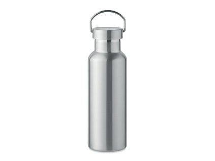 Termoska z recyklovaného nerezu 500 ml , Silver (Farba Silver)