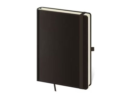 Zápisník L - bodkovaný , Double Black (Farba Double Black)