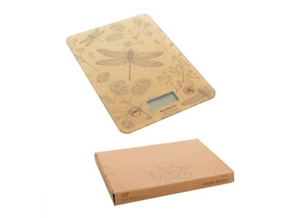 YOKOTE sklenená kuchynská váha , Beige (Farba Beige)