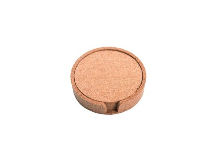MARIOKA sada 4 korkových podtáckov , Brown (Farba Brown)