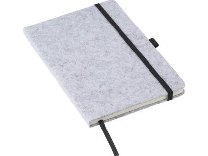 RPET zápisník A5 , Grey (Farba Grey)