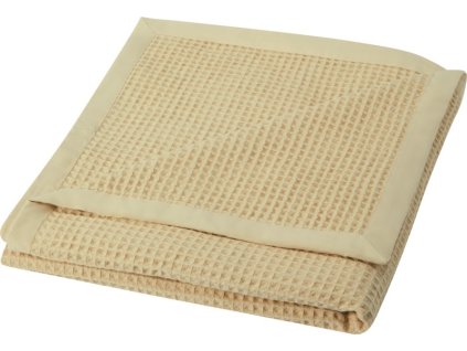 Bavlnená vaflová deka 150 × 140 cm , Beige