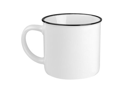 Retro hrnček 350 ml v krabičke , white (Farba white)