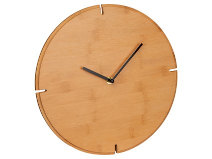 Bambusové nástenné hodiny , wood (Farba wood)