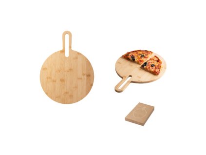 Okrúhla servírovacia doska , natural (Farba natural)