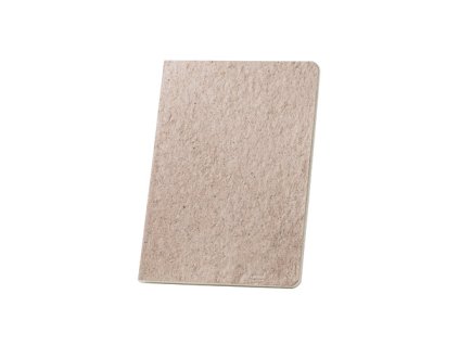 Zápisník A5 s odpadu z čajových lístkov , natural (Farba natural)