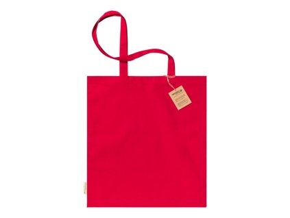 Taška z organickej bavlny (140 g/m2) , Red (Farba Red)