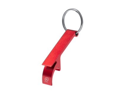 Prívesok na kľúče s otváračom , Red (Farba Red)