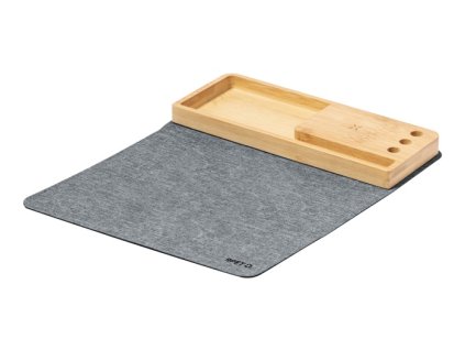 Podložka pod myš s bezdrôtovou nabíjačkou 15W , dark grey (Farba dark grey)