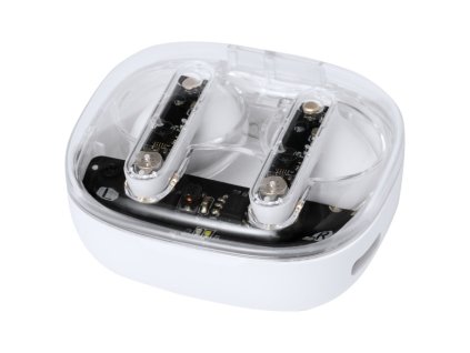 Priehľadné bluetooth slúchadlá , white (Farba white)