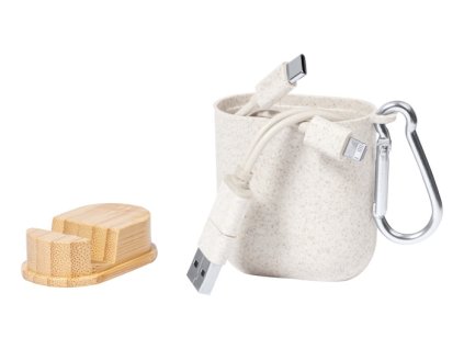 USB nabíjací kábel , natural (Farba natural)