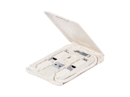 Súprava USB nabíjacích káblov , natural (Farba natural)