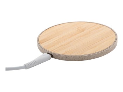 Bezdrôtová nabíjačka 15W , natural (Farba natural)