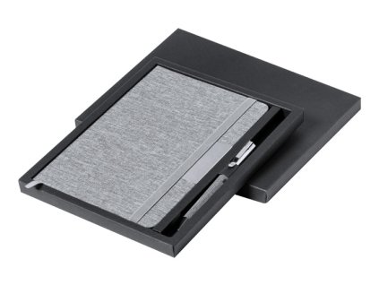 Sada zápisník A5 s perom , Grey (Farba Grey)