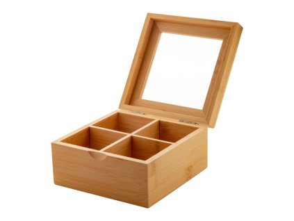 Bambusová krabička na čaj , natural