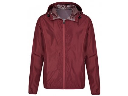 Unisex Hooded Windbreaker , Burgundy, XS