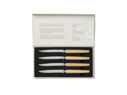 Sada nožov na mäso 4ks VINGA Retro , Silver (Farba Silver)