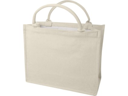 Taška Page z recyklovanej bavlny (500 g/m2) , oatmeal (Farba oatmeal)